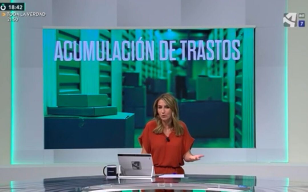 Aparición de TeLoGuardo! en Aragón TV sobre la ‘Acumulación de trastos y como liberarse con trasteros de alquiler’